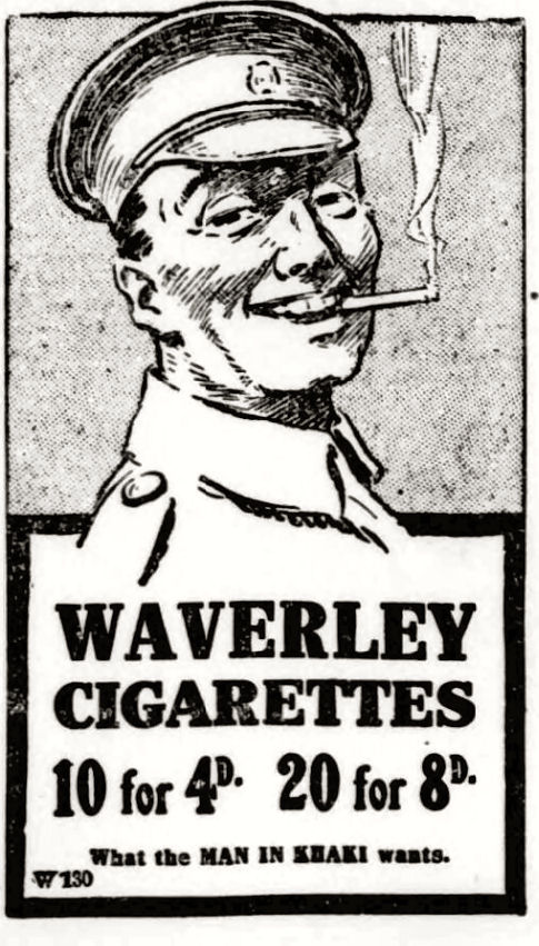 First World War Cigarette Advertisment