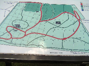 Map of Bedford Cemetery
