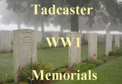 Tadcaster World War 1 Memorials site